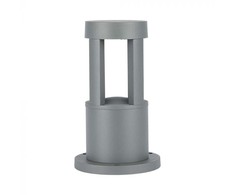 V-tac 10W LED pastatomas lauko šviestuvas, pilkas, 3000K, IP65