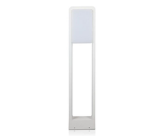 10W LED pastatomas šviestuvas V-TAC, 6400K, IP65, baltas, aukštis 80cm