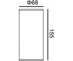 10W LED paviršinis fasado šviestuvas RIMA 4K, juodas, 4000K