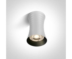 Lubinis šviestuvas 10W LED paviršinis šviestuvas, baltas, GU10, 12105L/W