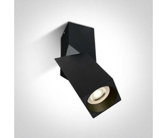 Lubinis šviestuvas 10W LED paviršinis šviestuvas, juodas, GU10, 12105E6/B
