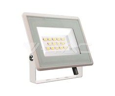 10W LED prožektorius, baltu korpusu, 4000K
