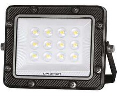 10W LED prožektorius, juodas, 6000K