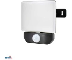 Bemko 10W LED prožektorius su judesio davikliu LFX, juodas, 4000K, IP65, 110°