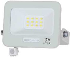 10W LED prožektorius su judesio davikliu, baltas, 4000K