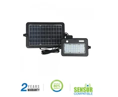 V-tac 10W LED prožektorius su saulės baterija. 4000K (natūraliai balta)
