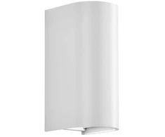 Sieninis šviestuvas 10W LED sieninis fasado šviestuvas, baltas, 2700/3200/4000K, IP65, šviečia į viršų ir į apačią