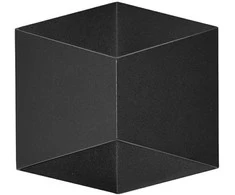 10W LED sieninis fasado šviestuvas BARI, juodas, 4000K