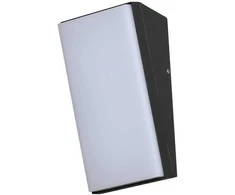 10W LED sieninis fasado šviestuvas FAMA 3K, juodas, 3000K