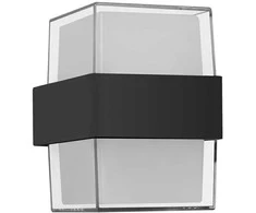 10W LED sieninis fasado šviestuvas MARTI, juodas, 3000K