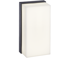 Sieninis šviestuvas 10W LED sieninis fasado šviestuvas NOEL, antracito sp., 2700/3000K, IP65, A2090070GR