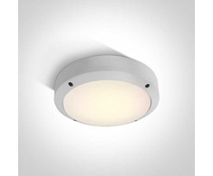 10W LED sieninis lauko šviestuvas, baltas, 3000K, 67442/W/W