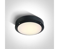 10W LED sieninis lauko šviestuvas, juodas, 3000K, 67442/B/W