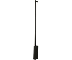 10W LED sieninis šviestuvas, juodas, 3000K, 25321
