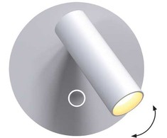 10W LED sieninis šviestuvas NEVADA, baltas, 3000K, dimeriuojamas, 4340700