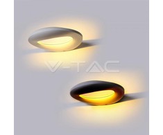 10W LED sieninis šviestuvas V-TAC, juodas, IP20, 3000K (šiltai balta)