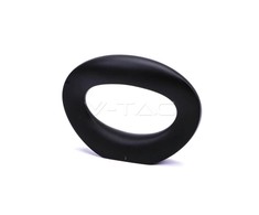 10W LED sieninis šviestuvas V-TAC, juodas, IP20, 3000K (šiltai balta)