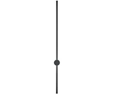 Italux 10W LED sieninis šviestuvas VINTO, juodas, 3000K