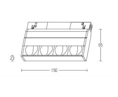 10W LED šviestuvas į magnetinę sistemą ZAMBELIS, juodas, 3000K, 2092