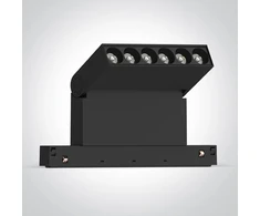 10W LED šviestuvas į magnetines sistemas MINI/MIDI, juodas, 3000/3500/4000K, 48V, 38°, 42124AA/B/V