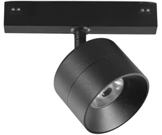 10W LED šviestuvas, montuojamas į DAVINCI sistemą, juodas, 3000K
