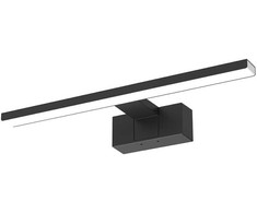 Sieninis šviestuvas 10W LED veidrodžio šviestuvas LUMIREFLECT, juodas, 4000K, IP44