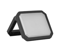 10W LED žibintuvėlis - prožektorius ESSENTIALS USB, juodas, 6500K, dimeriuojamas, su baterija, IP54