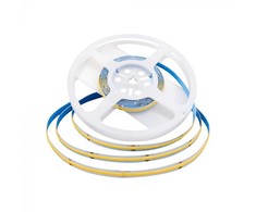 10W/m LED COB juosta, 420LED/m, 24V, 6500K, 5 metrų ritė