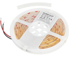 10W/m LED juosta, 3000K, IP65, 12V, 5m ritė