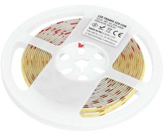 10W/m LED juosta, 6500K, IP20, 12V, 5m ritė