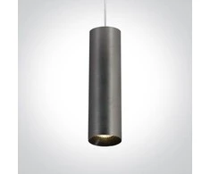Pakabinamas šviestuvas, GU10, metalo pilkos sp., 63105MA/MG