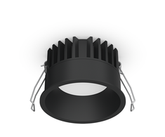 11W LED įleidžiamas šviestuvas TECH, juodas, 3000/4000K, dimeriuojamas, IP65, E3987070NDP