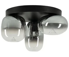 11W LED lubinis šviestuvas, juodos/pilkos sp., 3000K, 2615