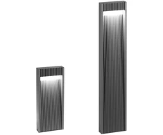 11W LED pastatomas lauko šviestuvas LUMINA, antracito sp., IP65