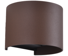 Sieninis šviestuvas 11W LED sieninis fasado šviestuvas KOWA, rūdžių sp., 2700/3000K, IP65, A2033070M