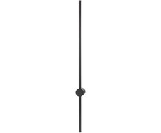 11W LED sieninis šviestuvas TABOO, juodas, 3000K