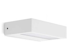 11W LED sieninis šviestuvas TREND FLAT 200, baltas, 3000K, IP55