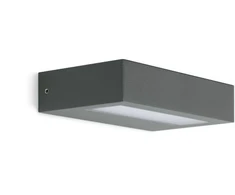 11W LED sieninis šviestuvas TREND FLAT 200, antracito sp., 3000K, IP55