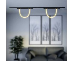 V-tac 11W LED šviestuvas į magnetinius bėgelius, 48V, juodas, 4500K