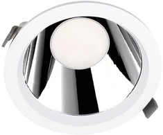 Ledvance 12/15/18W LED įleidžiamas šviestuvas COMFORT, baltas, 3000/4000K, 55°, IP44, UGR19