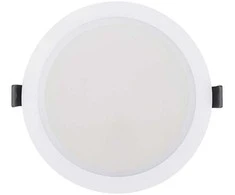 Bikuvalt 12/15/18W LED įleidžiamas šviestuvas COMFORT, baltas, 3000/4000K, 95°, IP44