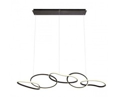 120W LED pakabinamas šviestuvas BIAS, juodas, 3000/4500/6500K, dimeriuojamas, 01-3393