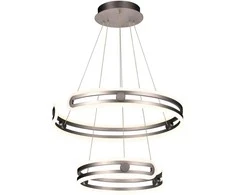 Lubinis šviestuvas 120W LED pakabinamas šviestuvas KIARA, rudos/kavos sp., 3000K, dimeriuojamas
