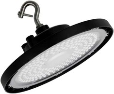 120W LED UFO šviestuvas HIGH BAY V, juodas, 6500K, 90°