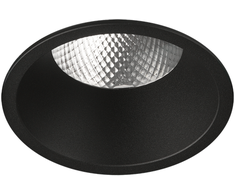 12,5W LED įleidžiamas šviestuvas KIDAL, juodas, 3000K, dimeriuojamas, IP44, E3771102NDP