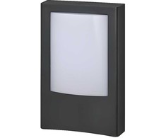 Sieninis šviestuvas 12,5W LED sieninis lauko šviestuvas ENDURA STYLE, tamsiai pilkas, 3000K, IP44
