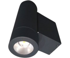 12,5W LED sieninis šviestuvas BERYL PROOF, juodas, 4000K, IP65
