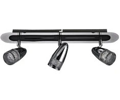 Lubinis šviestuvas Luminaire Center 12,6W LED paviršinis šviestuvas ALBANE, chromo sp./skaidrus, 3000K
