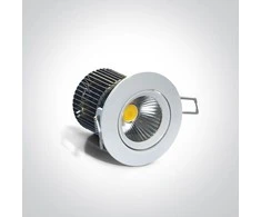 12W LED įleidžiamas pakreipiamas šviestuvas, baltas, 3000K, 11112/W/W