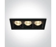 Bikuvalt 12W LED įleidžiamas šviestuvas, juodas, 3000K, 50306B/B/W
